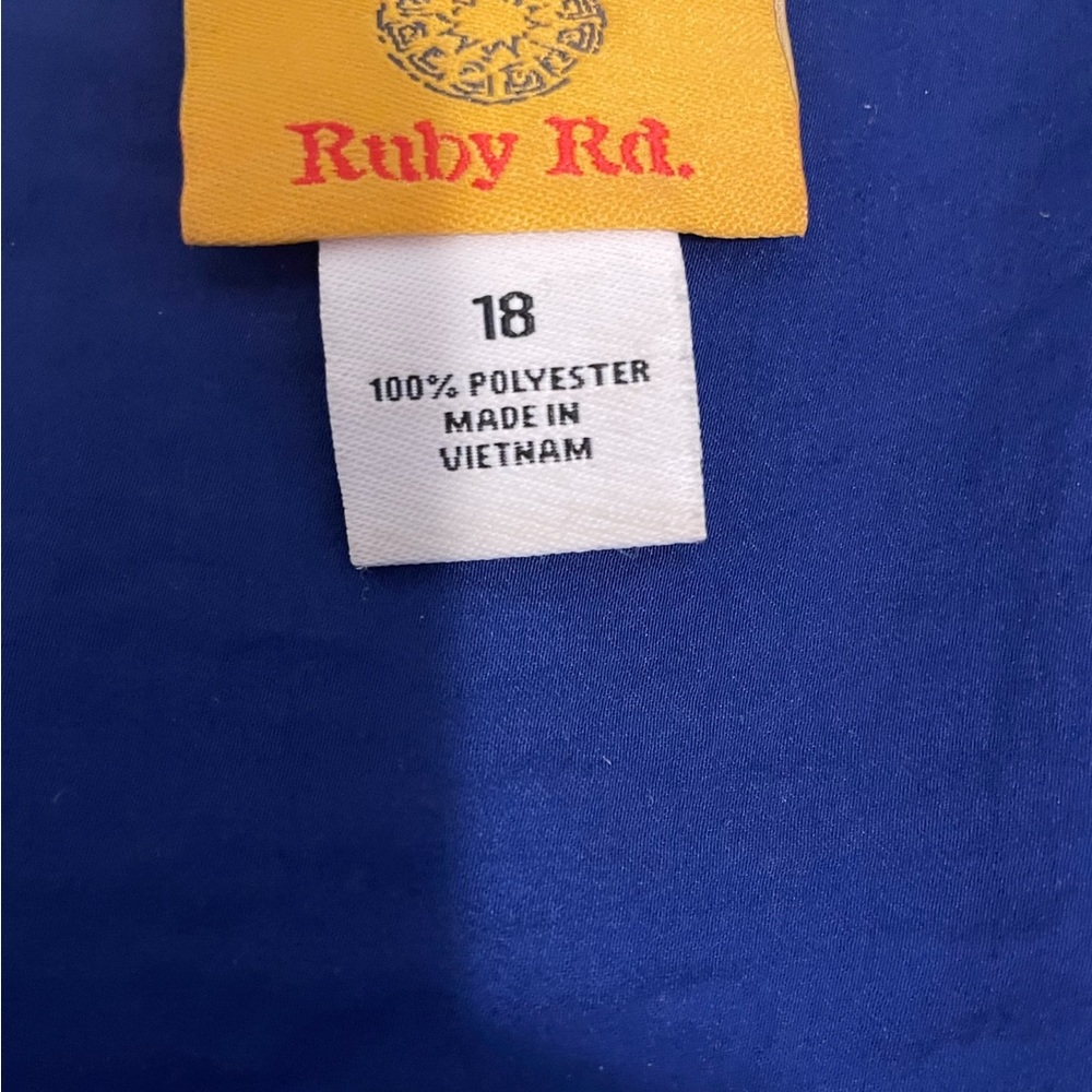 Ruby Rd. Blue Lightweight Zip-Up Jacket With Adju… - image 5